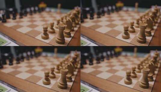 国际象棋空境高清在线视频素材下载