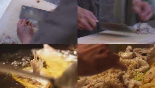 油煎鱼片 美食制作高清在线视频素材下载