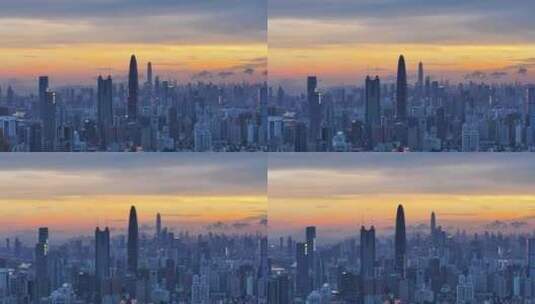 深圳日落高清在线视频素材下载