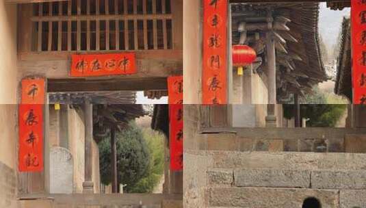 山西长治浊漳河谷龙门寺古建筑分镜素材高清在线视频素材下载