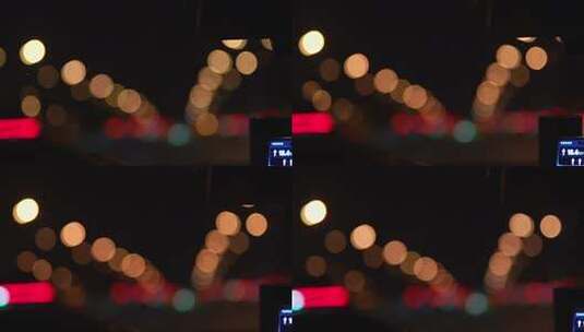 夜晚光晕光斑效果画面高清在线视频素材下载