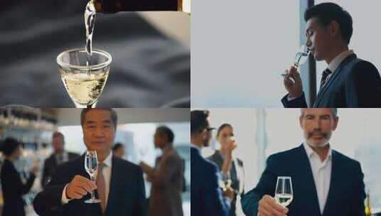 高端酒会庆祝时刻高清在线视频素材下载