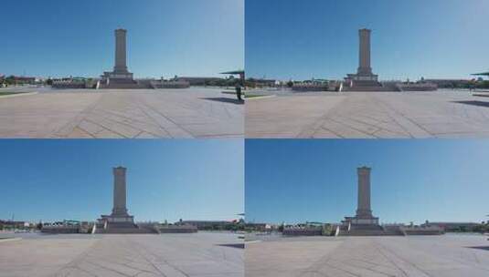 天安门人民英雄纪念碑高清在线视频素材下载
