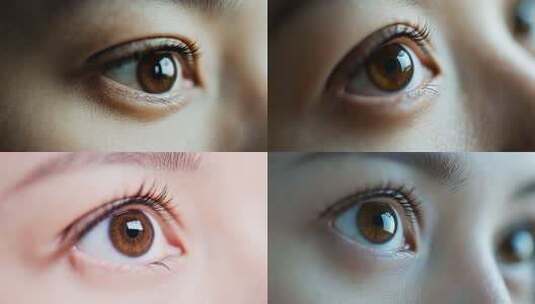 人物眼睛微距特写素材高清在线视频素材下载