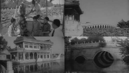 上世纪30 40年代颐和园高清在线视频素材下载