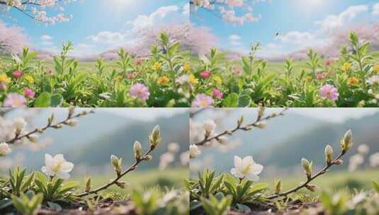 春季开始，万物复苏高清在线视频素材下载