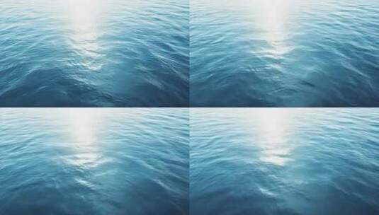 阳光照耀下的海面素材高清在线视频素材下载