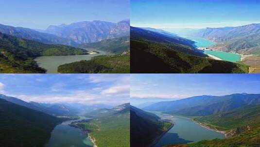 山川河流自然风光全景高清在线视频素材下载
