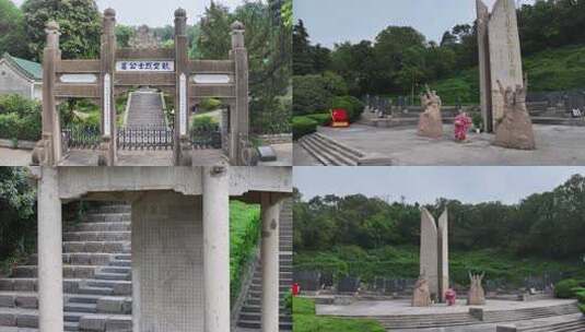 抗战航空烈士公墓3高清在线视频素材下载