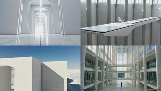 商务-高端商务概念城市光影高清在线视频素材下载