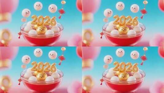 2026年新年元宵节日素材高清在线视频素材下载