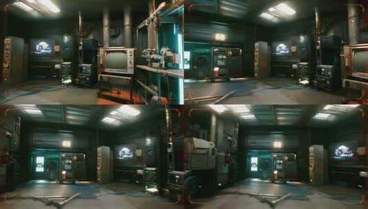 科技感实验室设备场景高清在线视频素材下载