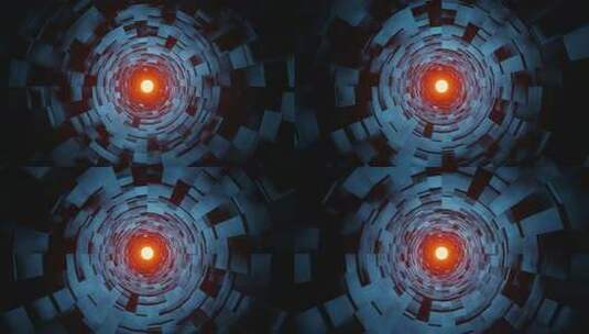 科技感隧道穿梭动画素材高清在线视频素材下载