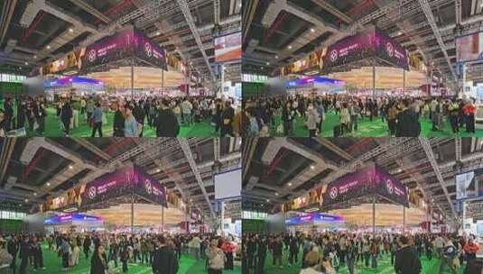 第八届进博会7.1馆农食产品展区进口博览高清在线视频素材下载