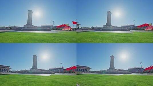 天安门人民英雄纪念碑高清在线视频素材下载