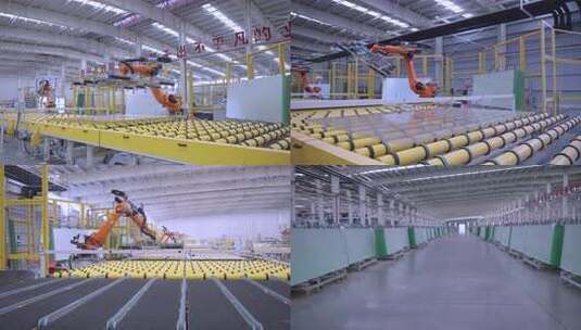 有机玻璃生产流水线4k实拍高清在线视频素材下载