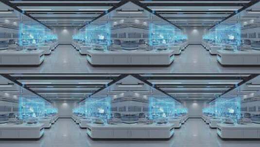 科技感实验室内部场景高清在线视频素材下载