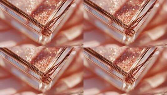 微距特写化妆品闪粉效果高清在线视频素材下载