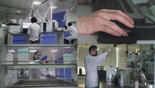 4K实验室做实验高清在线视频素材下载