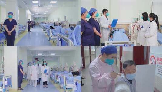 患者病人病房专家看病高清在线视频素材下载