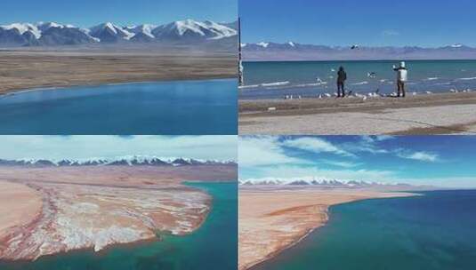 哈拉湖团结峰高清在线视频素材下载