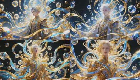 古风人物3D渲染特效素材高清在线视频素材下载