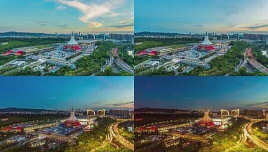 第22届中国东盟博览会延时视频素材高清在线视频素材下载