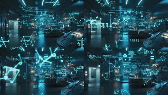 科技感未来实验室场景高清在线视频素材下载