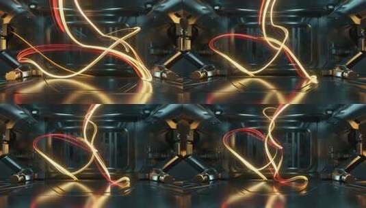 科技感空间动感光线素材高清在线视频素材下载