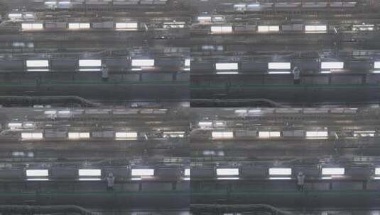 工厂流水线工人作业场景高清在线视频素材下载