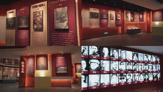 电影展览展示墙素材高清在线视频素材下载