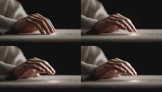 指尖轻触光芒，感受科技未来的律动高清在线视频素材下载