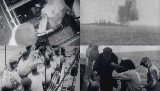 第一次世界大战 海战 埃姆登号高清在线视频素材下载