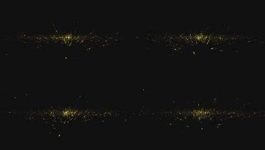 金色粒子 粒子发散 粒子叠加 粒子飘散高清在线视频素材下载
