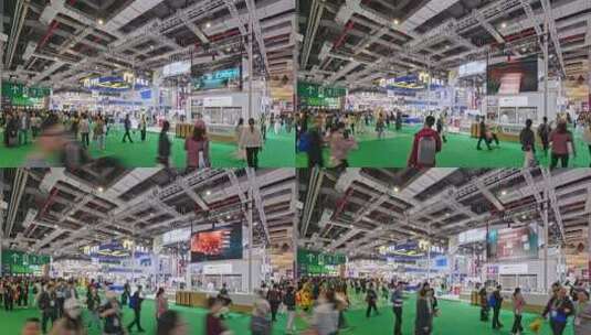 第八届进博会7.1馆农食产品展区进口博览高清在线视频素材下载