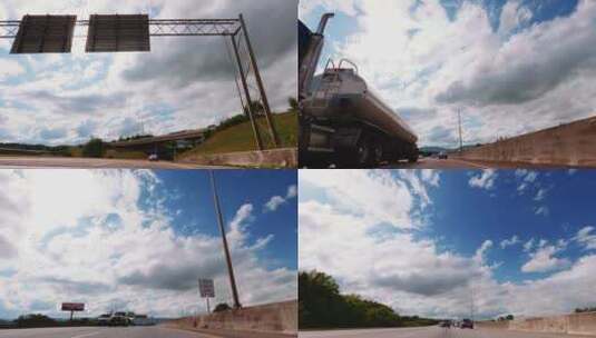 汽车在公路上行驶视频高清在线视频素材下载