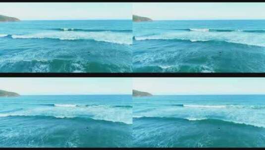 海边冲刷海岸海洋海水沙滩浪花海浪13高清在线视频素材下载