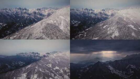 4K 壮丽雪景高清在线视频素材下载