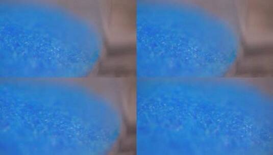 化学品硫酸铜蓝钒高清在线视频素材下载