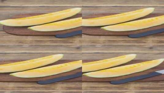 新鲜香蕉特写4k滑轨平移拍摄高清在线视频素材下载
