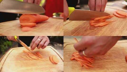 【镜头合集】健康蔬菜胡萝卜高清在线视频素材下载