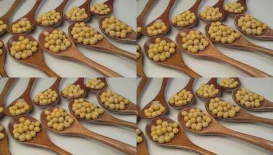 黄豆食品健康有机农产品高清在线视频素材下载