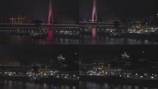 重庆夜景缆车高清在线视频素材下载