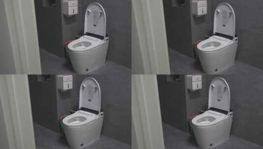 卫生间智能马桶厕所高清在线视频素材下载