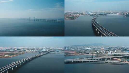 2022青岛胶州湾大桥8K视频素材高清在线视频素材下载