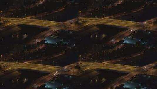 惠福桥夜景高清在线视频素材下载