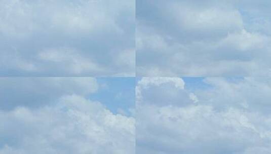 晴朗天空蓝天白云转场延时空镜头高清在线视频素材下载