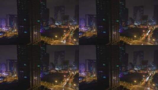 江苏省苏州市的夜幕高清在线视频素材下载