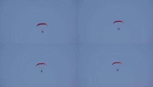 跳伞机飞行高清在线视频素材下载