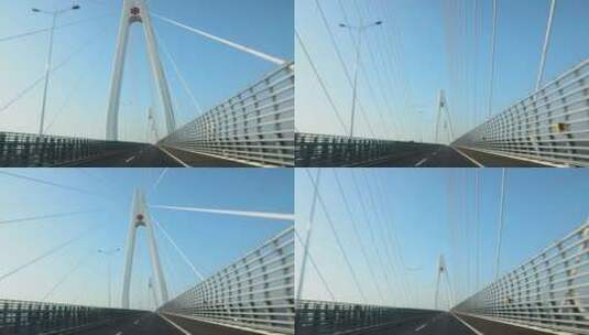 浙江舟山舟岱大桥高速道路视频高清在线视频素材下载